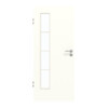 GARANT Zimmertür U11026SD Kristallweiß GHK08 mit Lichtausschnitt LA-4 bandseitig Sprosse SP10