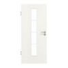 GARANT Zimmertür Authentic Bianco GCK08 mit Lichtausschnitt LA-4 mittig Sprosse SP10