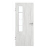 GARANT Zimmertür Authentic Grigio GCK08 mit Lichtausschnitt LA-5 bandseitig Sprosse SP10