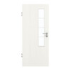 GARANT Zimmertür Authentic Bianco GCK08 mit Lichtausschnitt LA-5 schlossseitig Sprosse SP10