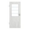GARANT Zimmertür Authentic Grigio GCK08 mit Lichtausschnitt LA-6 Sprosse SP10