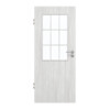 GARANT Zimmertür Authentic Grigio GCK08 mit Lichtausschnitt LA-6 Sprosse SP2