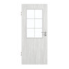 GARANT Zimmertür Authentic Grigio GCK08 mit Lichtausschnitt LA-6 Sprosse SP4