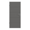 HÖRMANN Innentür Groove 15 Staubgrau RAL 7037 Lack DesignLine