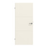 Innentür-Set Linea Premium Weißlack 07 reverse mit Zarge und Drücker
