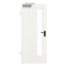 GARANT Rauchschutztür Authentic Bianco GCK08 mit Lichtausschnitt LA-4 schlossseitig
