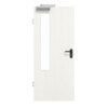 GARANT Rauchschutztür Authentic Bianco GCK08 mit Lichtausschnitt LA-5 bandseitig
