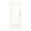 GARANT Schiebetür 9417-60 Snow White CePaL mit Lichtausschnitt LA-DIN Sprosse SP0