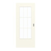 GARANT Schiebetür 9417-60 Snow White CePaL mit Lichtausschnitt LA-DIN Sprosse SP2