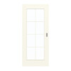 GARANT Schiebetür 9417-60 Snow White CePaL mit Lichtausschnitt LA-2 Sprosse SP1