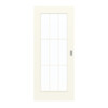 GARANT Schiebetür 9417-60 Snow White CePaL mit Lichtausschnitt LA-2 Sprosse SP2