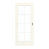 GARANT Schiebetür 9417-60 Snow White CePaL mit Lichtausschnitt LA-3 Sprosse SP1