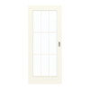 GARANT Schiebetür 9417-60 Snow White CePaL mit Lichtausschnitt LA-3 Sprosse SP2