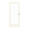 GARANT Schiebetür 9417-60 Snow White CePaL mit Lichtausschnitt LA-3 Sprosse SP4
