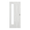 GARANT Schiebetür Authentic Grigio GCK08 mit Lichtausschnitt LA-4 bandseitig