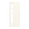 GARANT Schiebetür 9417-60 Snow White CePaL mit Lichtausschnitt LA-4 bandseitig Sprosse SP10