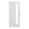 GARANT Schiebetür Authentic Grigio GCK08 mit Lichtausschnitt LA-4 schlossseitig
