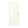 GARANT Schiebetür 9417-60 Snow White CePaL mit Lichtausschnitt LA-5 bandseitig Sprosse SP10