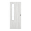 GARANT Schiebetür Authentic Grigio GCK08 mit Lichtausschnitt LA-5 bandseitig Sprosse SP10