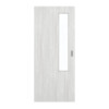 GARANT Schiebetür Authentic Grigio GCK08 mit Lichtausschnitt LA-5 schlossseitig