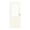 GARANT Schiebetür 9417-60 Snow White CePaL mit Lichtausschnitt LA-6 Sprosse SP1