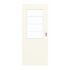 GARANT Schiebetür 9417-60 Snow White CePaL mit Lichtausschnitt LA-6 Sprosse SP10