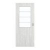 GARANT Schiebetür Authentic Grigio GCK08 mit Lichtausschnitt LA-6 Sprosse SP10