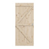 RADEX Schiebetür Loft Rustic K Kiefer Massivholz