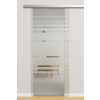 ERKELENZ Glasschiebetür-Set Selina Motiv matt inkl. Schiebetürsystem S65 