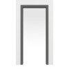 HÖRMANN Schiebetürsystem in der Wand laufend Staubgrau RAL 7037 Duradecor mit Zarge