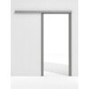GARANT Line-Schiebetürsystem vor der Wand laufend U12115SD Platingrau GHK08