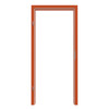 LEBO Zarge RAL 2001 Rotorange mit runder Kante