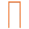 LEBO Zarge Pastellorange RAL 2003 mit runder Kante