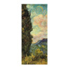 Vincent van Gogh Reproduktion auf eigener Innentür Zwei Zypressen