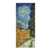 Vincent van Gogh Reproduktion auf eigener Innentür Zypressenweg unter dem Sternenhimmel