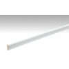 MEISTER Neutrale, weiße Sockelleiste Profil 6 (2380 x 6 x 25 mm)