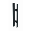ERKELENZ Griffstangenpaar Milan eckig einseitige V-Leiste 600 mm BLACK|LINE