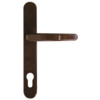 Compact 92 Mahagoni Langschild Schutzbeschlag für Haustüren - Interio