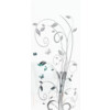 ERKELENZ Glasschiebetür Flowers 1 Mattierung mit Motiv klar