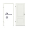 CLASSEN Innentür-Set Terra RAL 9003 Weißlack 3.9 mit Zarge und Drücker