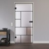 LIENBACHER GLAS Glastür Modell 652 Black Signature Satiniert