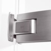 ERKELENZ Pendeltürband-Paar für Ganzglasanlagen DORMA Tensor ähnl. Niro matt zur Wand- und Zargenmontage