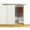 INTERIO Glasschiebetür-Set Basic Klar inkl. System