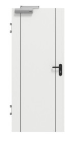 Frontansicht von GARANT Brandschutztür T30 Aura 851 Matt Weißlack 9016 G-TEC
