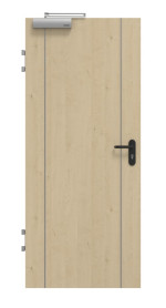 Frontansicht von GARANT Brandschutztür T30 Corona 851 Natura Ahorn CePaL