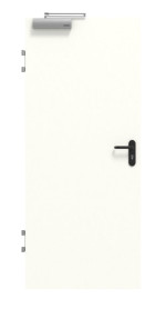 Frontansicht von GARANT Brandschutztür T30 W1000ST3 Premium Weiß GHK08