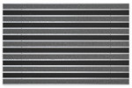 Top-Ansicht von Aluprofilmatte ROYAL Rips T05PP grau / Safe R01V schwarz - Entrada