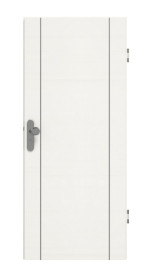Frontansicht von GARANT Wohnungseingangstür Corona 751 Quer Authentic Bianco CePaL