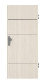 Frontansicht von GARANT Wohnungseingangstür Corona 830 Authentic Perl CePaL