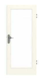 Frontansicht von GARANT Wohnungseingangstür 9417-60 Snow White CePaL mit Lichtausschnitt LA-3